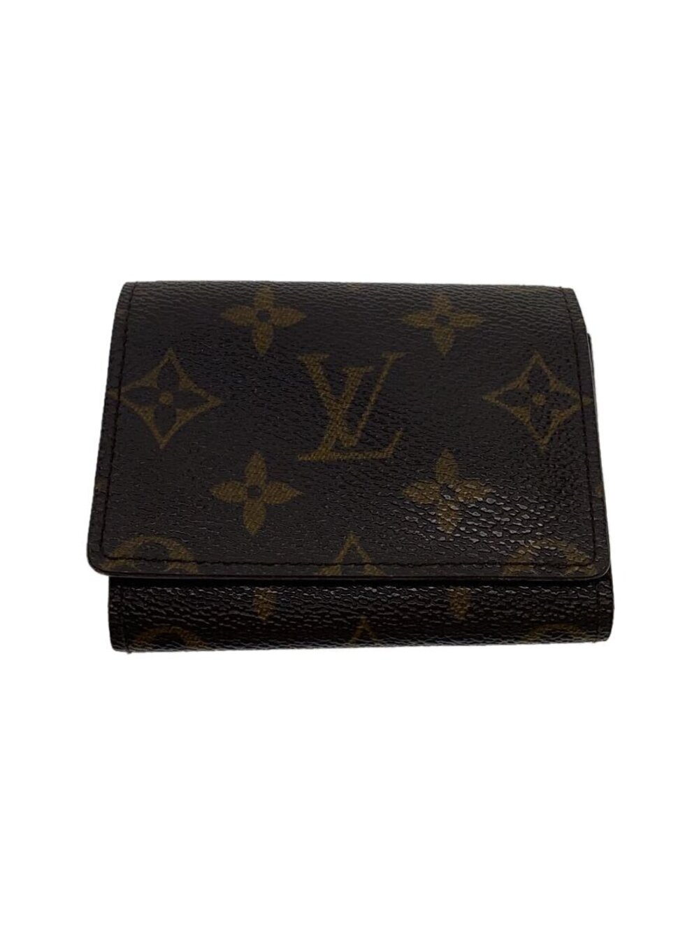 LOUIS VUITTON Envelope Wallet Carte de Visite Monogram Canvas Brown